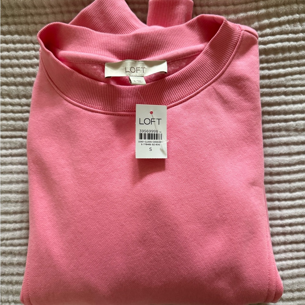 LOFT Vibrant Pink Top